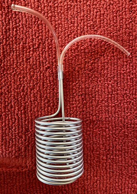 Stainless Steel Immersion Coil for small batch homebrewing or distilling