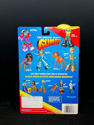 Incredible Adventures of Gumby Space Gumby 1996 Figure on Card New