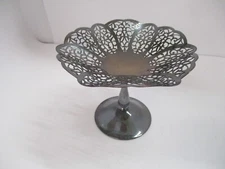 Vtg Lovelace International Silver Co EPNS Silver Plated Candy Dish Bowl 6 1/4”