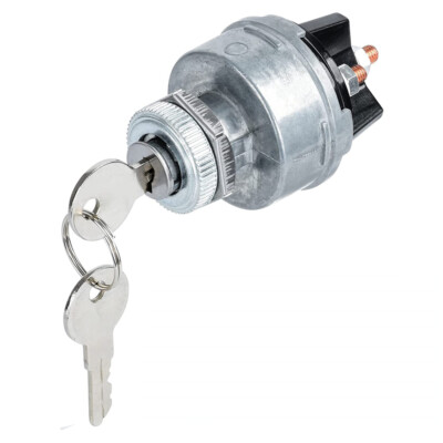12V Universal Auto Motor Zündschalter mit Schlüsseln 4 Position On Off Start ACC