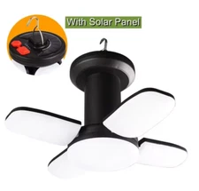 High Power Solar LED Camping Lantern Rechargeable 4500mAh 1000LM Emergency