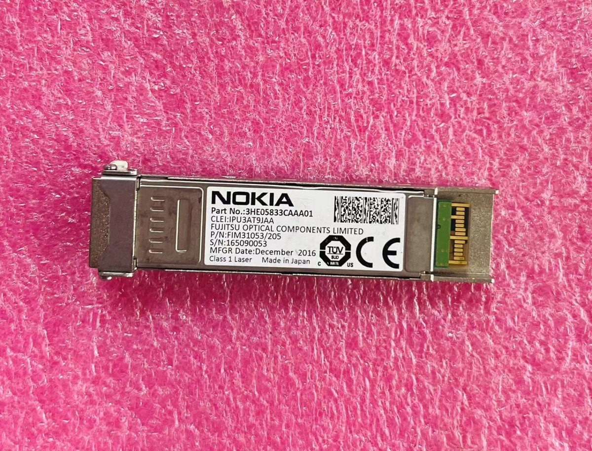 Nokia 3HE05833CA XFP 10G OC192-ZR, 80km 1550nm SMF | eBay