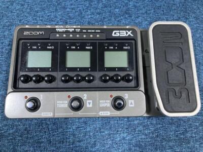 Zoom G3X Multi-Effects Guitar Amplifier Simulator Sounds Pedal Working Tested