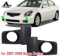 Driving Fog Light Bezels Pair For Nissan Maxima 2007 2008 Fog Lamp Bezel Cover Driving Fog Light Bezels Pair For Nissan Maxima 2007 2008 Fog Lamp Bezel Cover