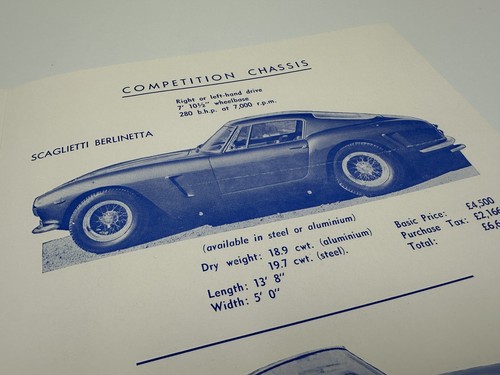 FERRARI 250 GT | GT 2+2 | SWB | CALIFORNIA | BROCHURE MARANELLO CONCESSIONAIRES - Picture 3 of 7