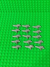 LEGO Star Wars Guns Flat Silver Blaster Lot 15x  Star Wars Weapons/Guns