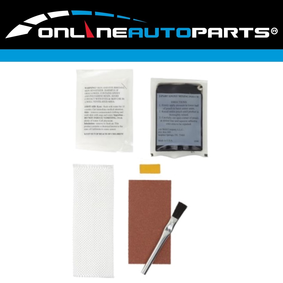 JB Weld Fuel Metal Tank Weld Repair Kit Petroleum Resistant Stop Leaks