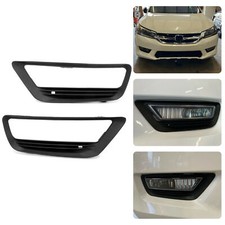 Pair Fog Lights Cover Trim Bezel Fit 2013-201...