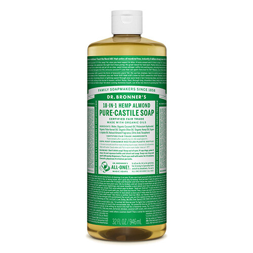 NEW Dr. Bronner's Hemp Pure-Castile Soap Liquid 946ml 18-in-1 All Scent Bronners