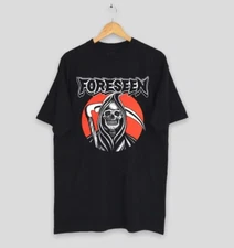 FORESEEN Band Logo Classic Short Sleeve Black All Size t-Shirt  