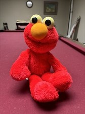 Vintage Elmo Sesame Street Plush Stuffed Toy 16 Playskool Hasbro