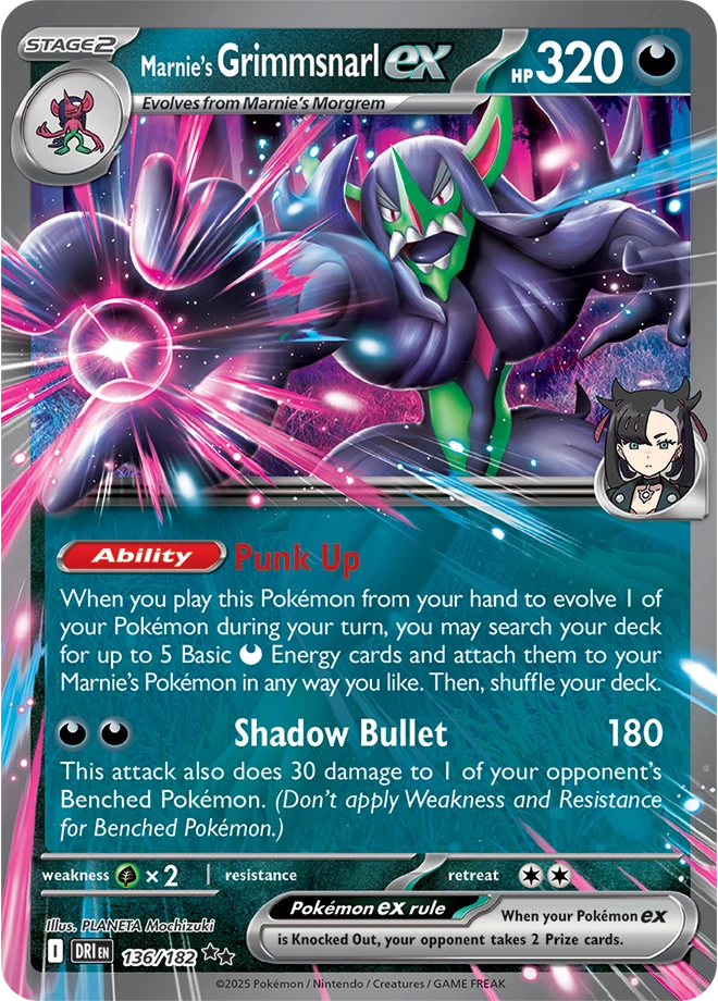 Marnie's Grimmsnarl Ex Pokémon TCG Cards for sale | eBay