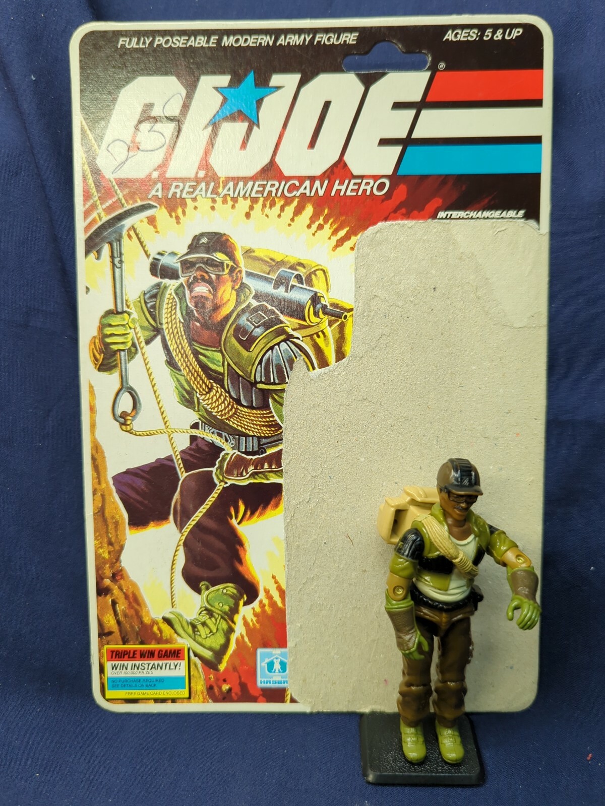 GI Joe Vintage 1985 Alpine Action Figure + Filecard Card Back 38976064436 |  eBay
