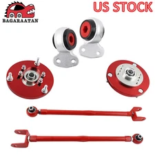 Adjustable Control Arm & Bushings & Top Mount Camber Plate For BMW 3 Series E36