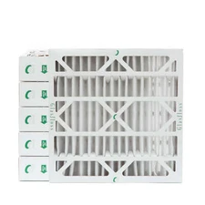 Glasfloss ZL 20x20x4 MERV 10 (FPR 7) Pleated HVAC Air Filters. Case of 6