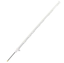 Dare 2400-25 W 48" White Step In Poly Self Insulating Electric Fence Posts