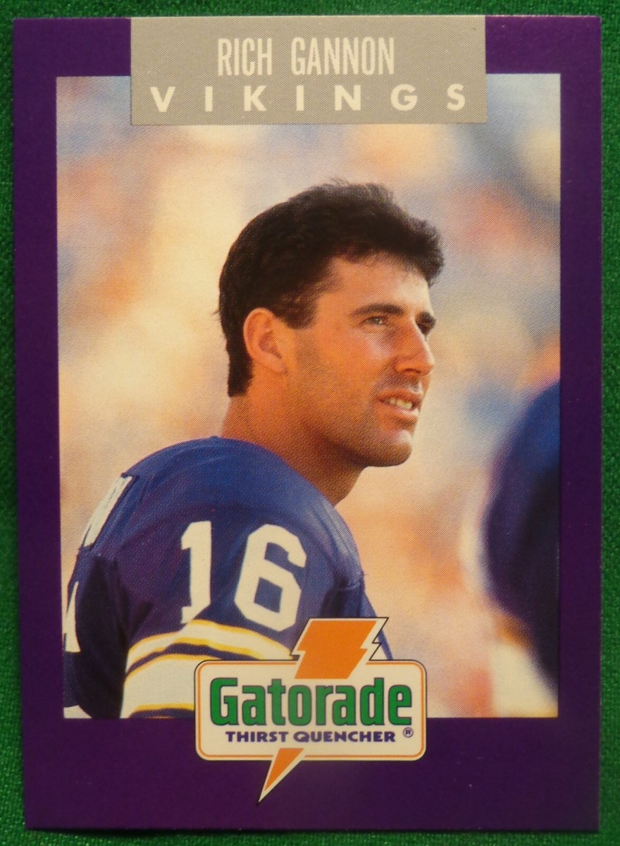 Rich Gannon - Delaware alumni - 1991 Vikings Police Card ..NM | eBay