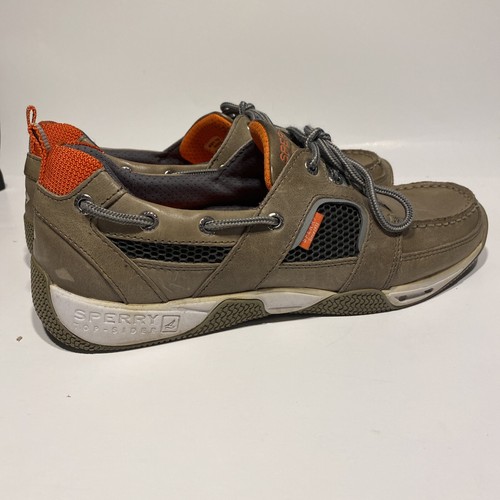MOC LEATHER MESH BOAT SHOES 