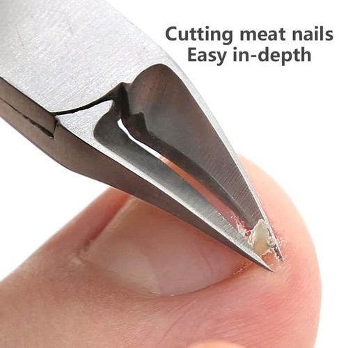 Cuticle Scissors Pedicure Nail Ingrown Nipper Toenail Cutter Dead Skin Remove - Picture 2 of 17