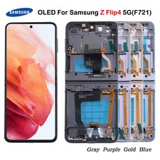 OLED For Samsung Galaxy Z Flip4 5G F721U/W LCD Display Screen Replacement Gray