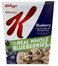 Kellogg's Special K Blueberry Crunchy Wheat & Rice Flakes Cereal 11.2 oz 