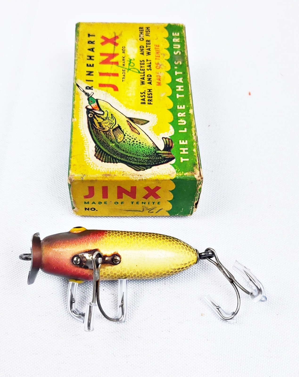 Rinehart Jinx Lure Gold Scale In Box eBay