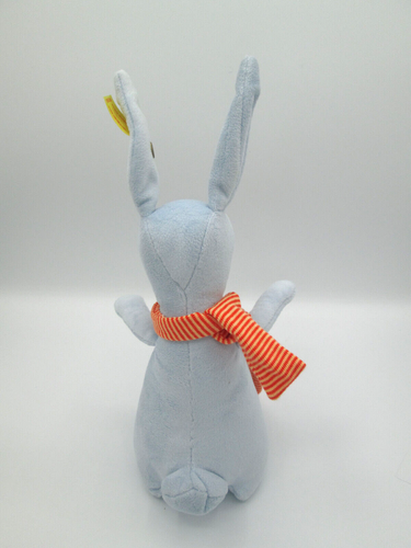 * Plüschtier Steiff 080593 Hase Crazy Rabbit Knopf und Fahne blau ca 20cm - Bild 2 von 3