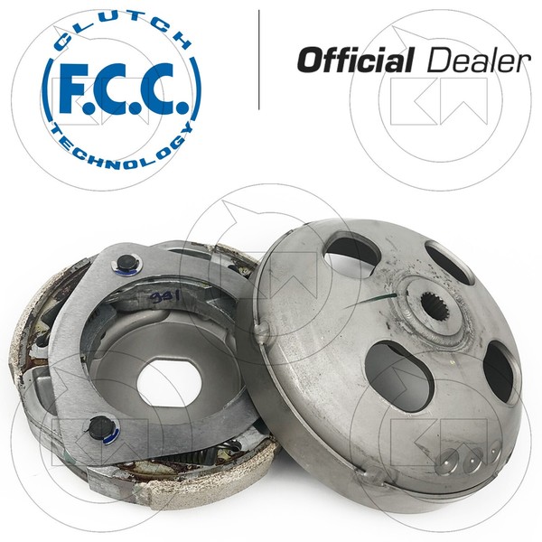 Komplette Originale FCC Honda SH 300 2008 Mit 3 Massen Kupplungsglocke-image