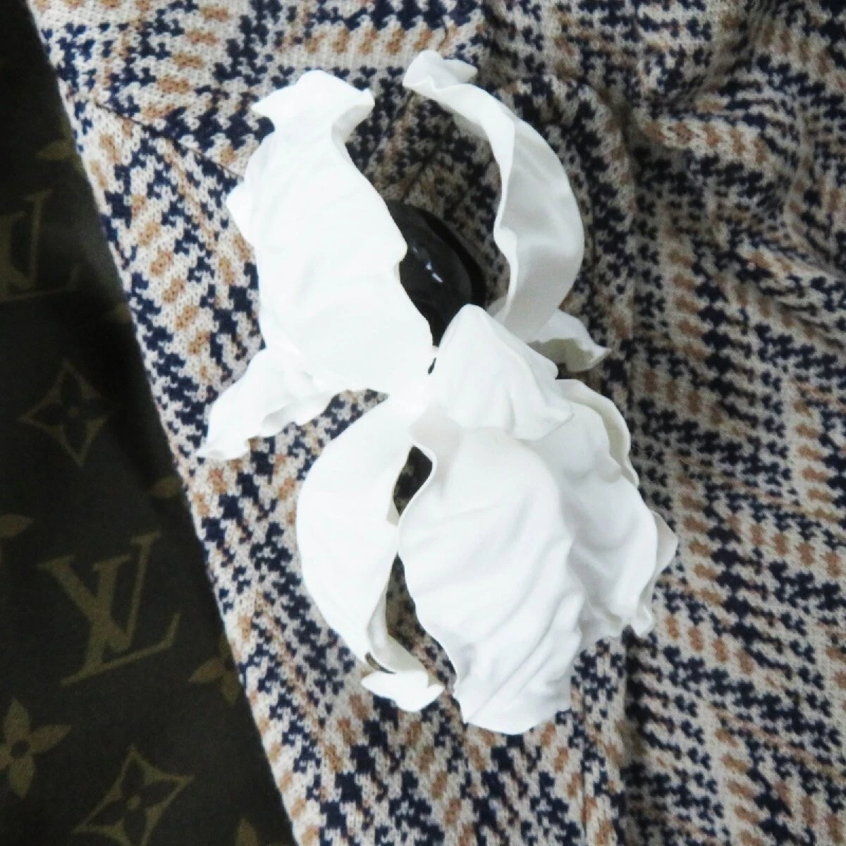 LOUIS VUITTON（LV） Giacca sartoriale LOUIS VUITTON Chevron righe fodera monogramma multi 36 Italia