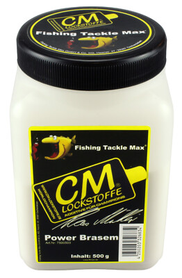 CM Power Brasem Lockstoff Pulver 500 gr Dose Fishing Tackle Max