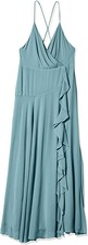 ASTR the label Women's Holland Dress Soft Blue Size Medium