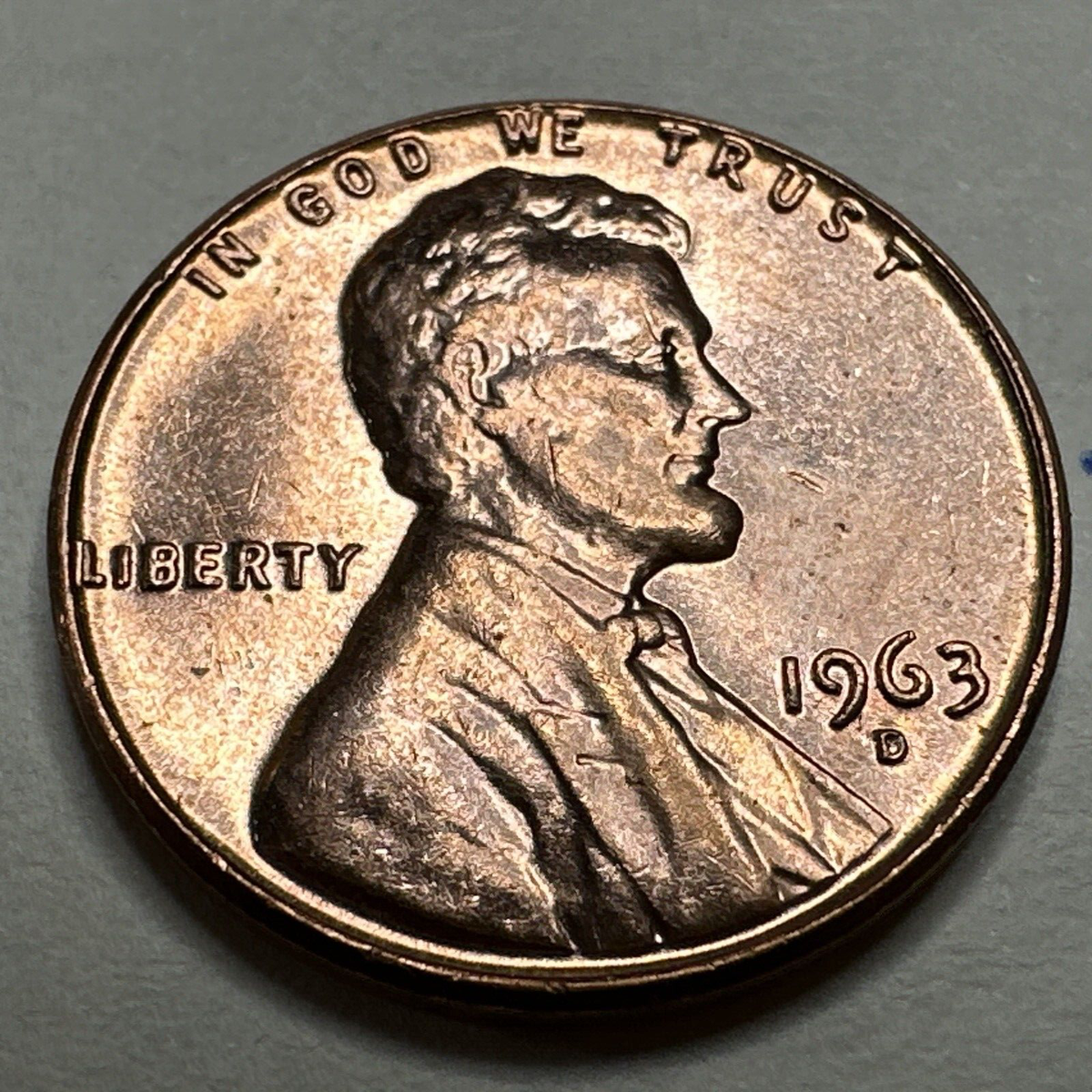 1963-D Lincoln Memorial Cent Penny Denver Mint 7892N | eBay