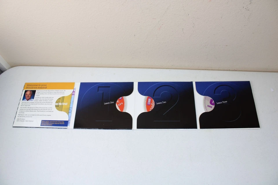 Video Professor CD Learn Windows XP Me 98 3 CD Set Vintage 93346 - Image 4 of 4