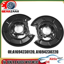 2x Spritzblech Bremsscheibe Ankerblech FÜR MERCEDES A-KLASSE W169 B-KLASSE W245