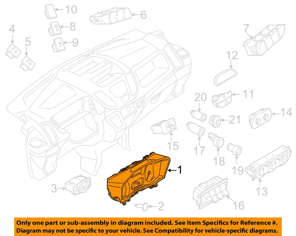 Used Speedometer Gauge fits: 2015 Ford Transit 150 cluster MPH ID CK4T-10849-BB - Image 3 of 4