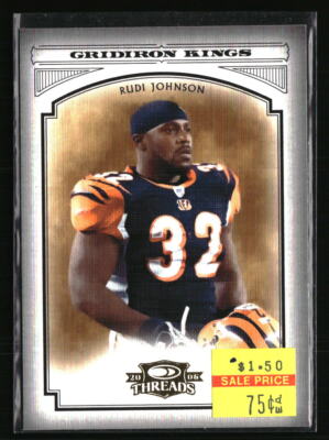 Rudi Johnson 2006 Donruss Threads #PGK-46  Football Card