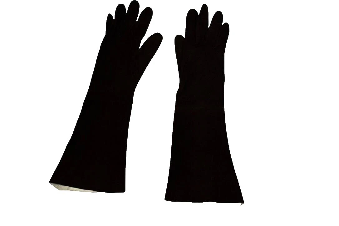 Luvas vintage de Camurça roupas de Noite