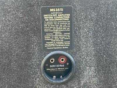 MORDAUNT SHORT MS35ti BOOKSHELF SPEAKERS | eBay