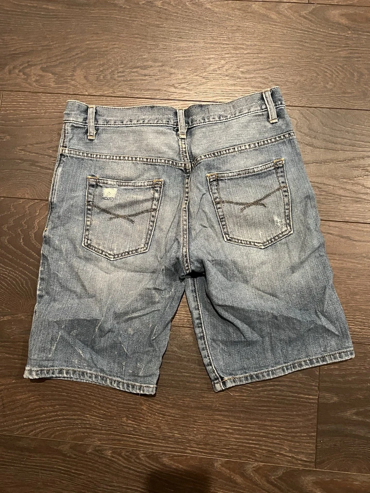 Pantalones cortos ajustados de verano GAP Bermudas Jean desgastados talla 26/2 Foto 2 de 4