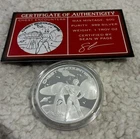 1 Troy Oz .999 Silver Chest Encounters Art Round 500 Minted W/ COA STL Mint