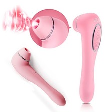 Flower-Sucking-Vibrator-8 Speed-Clit-Nipple-Sucker-Massager-Toy-use Lubricant US