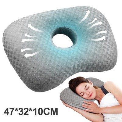 Piercing Pillow Ohrpolster Ohrloch Piercing Kissen Nackenkissen rund praktisch