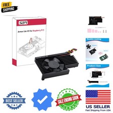 Active Cooler for Raspberry Pi 5, Aluminum Heatsink and Cooling Fan