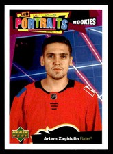 2020-21 Upper Deck - UD Portraits - #P-88 Artem Zagidulin - Calgary Flames