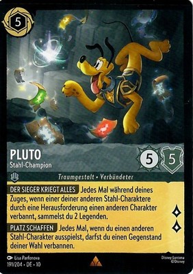 191/204  Disney Lorcana - Geflüster a. d. Tiefe (TCG) - Deutsch-  R  Non Foil NM