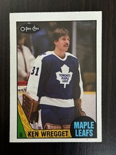 1987-88 O-Pee-Chee #242 Ken Wregget
