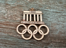 Original Vintage 1936 Berlin Summer Olympics Official Commemorative Badge