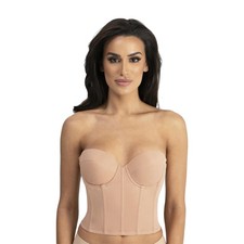 Dominique Brie Backless Bridal Bra Low Back Sweetheart Neckline 40D