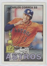 2016 Topps Heritage Action Variation SP Action Variation Carlos Correa #475 3y0