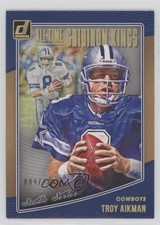 2018 Donruss All-Time Gridiron Kings Studio Series 89/100 Troy Aikman HOF 04br